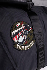 Black sports bag with Von Dutch patches - Image n°3