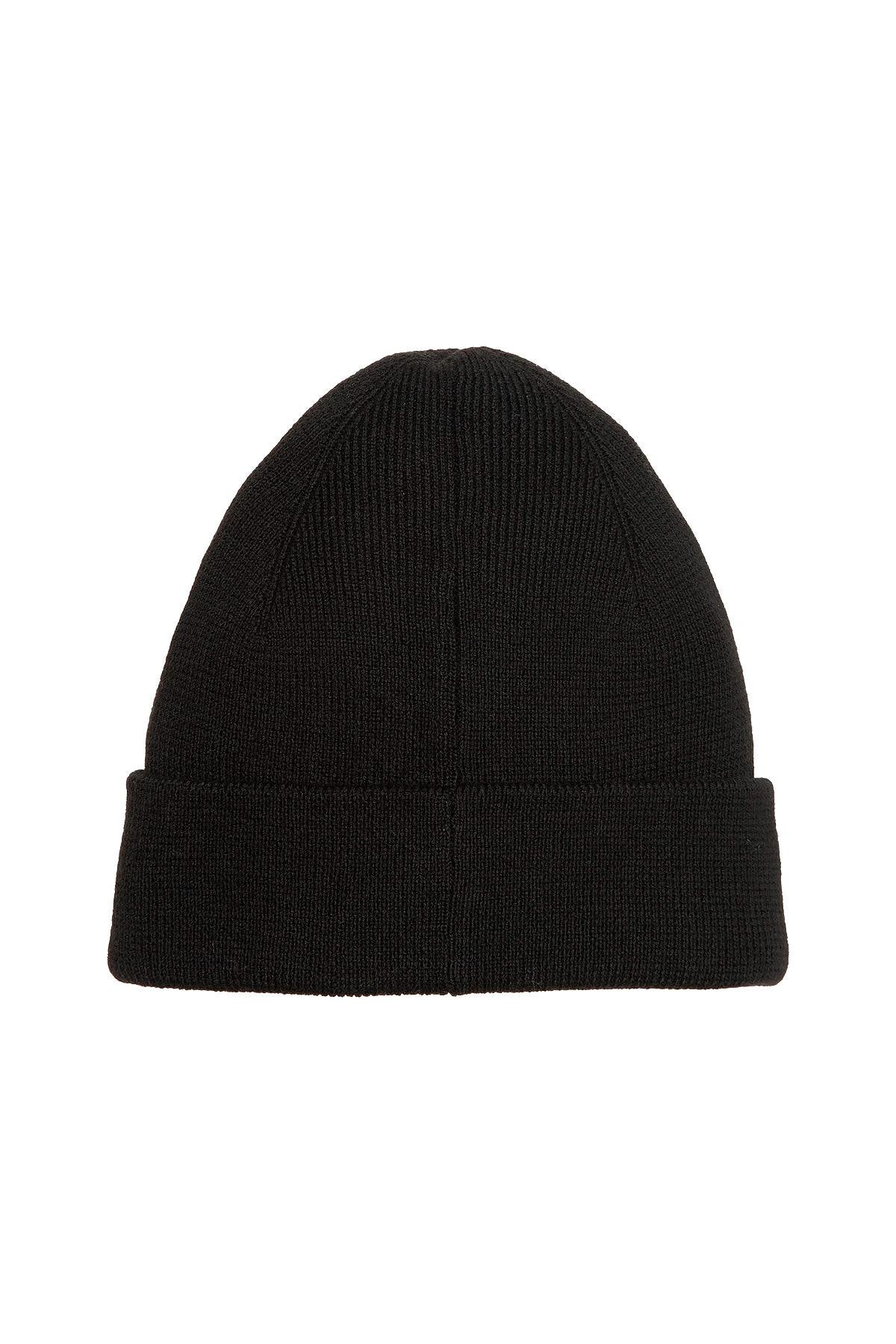 Schott NYC black cuffed beanie - Image n°2