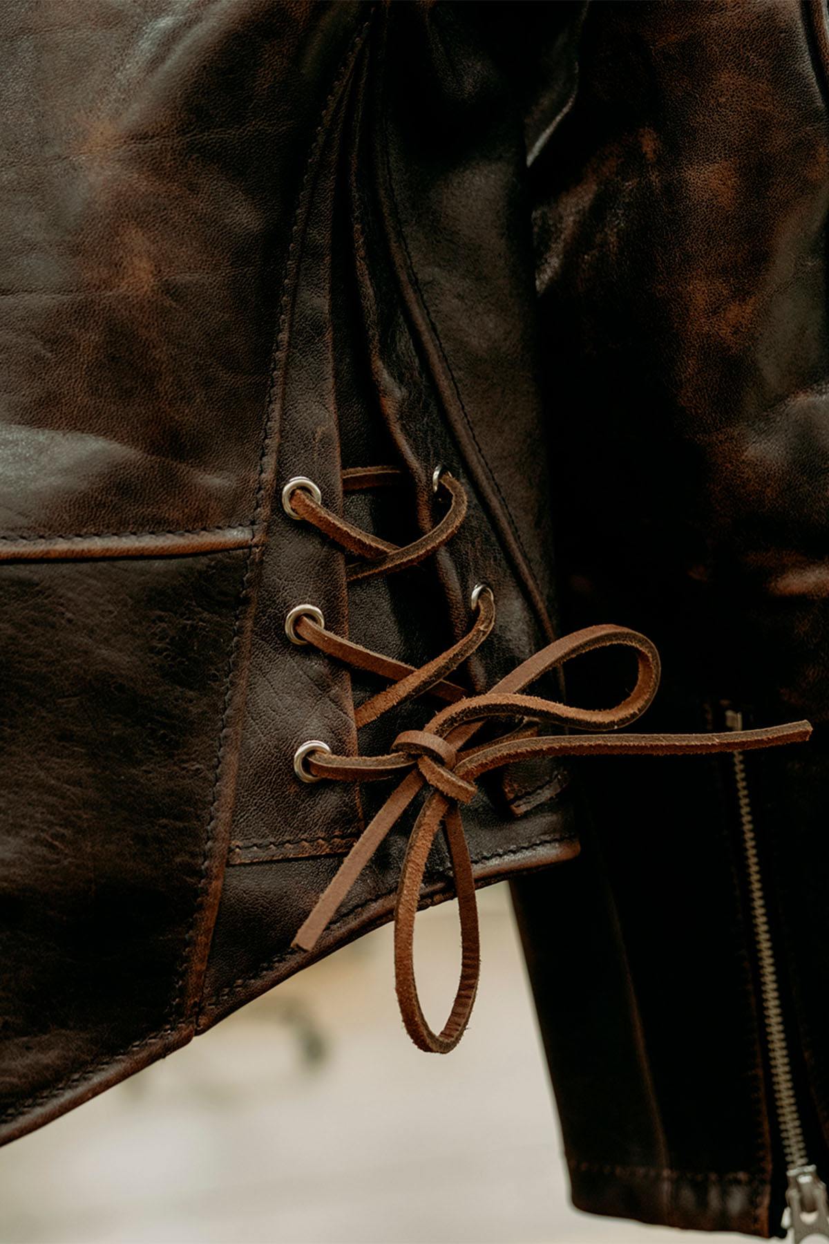 Perfecto leather jacket made in the USA with Teacore finish - Image n°6