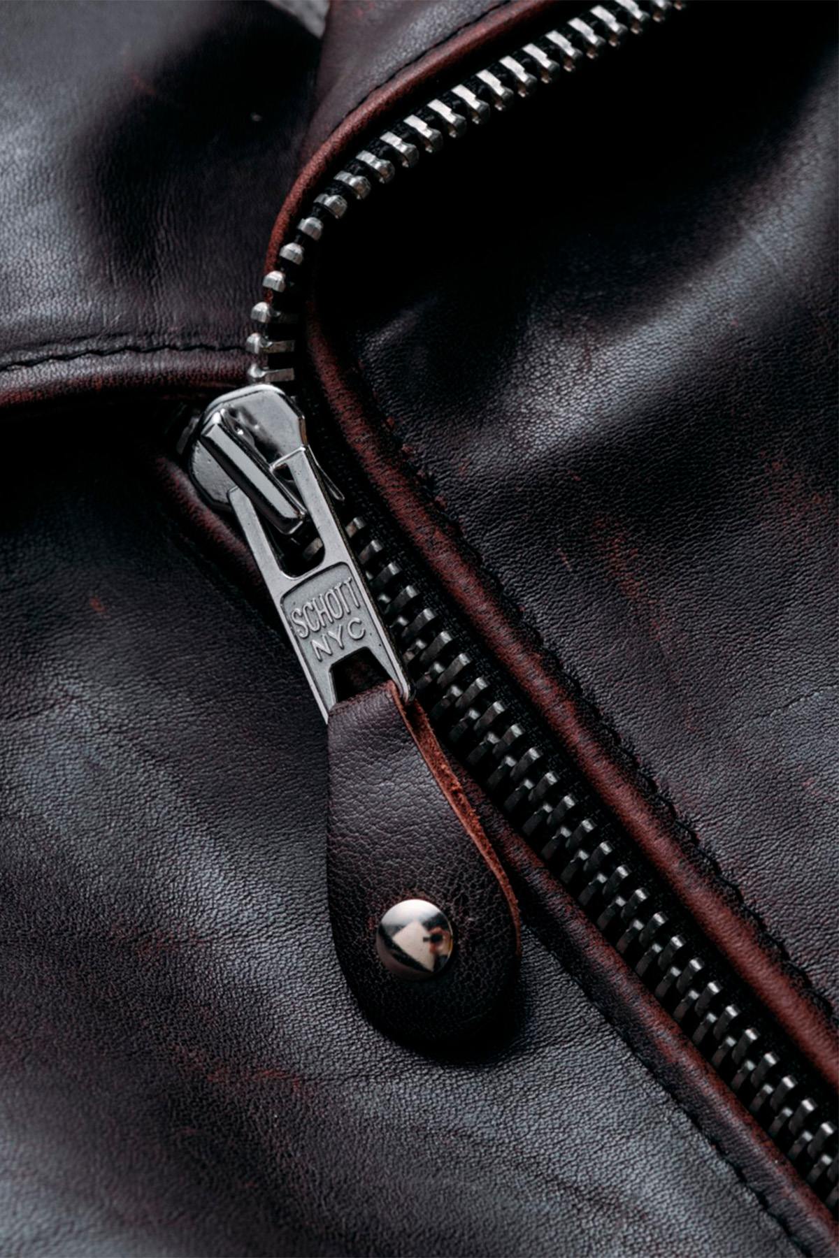Perfecto leather jacket made in the USA with Teacore finish - Image n°11