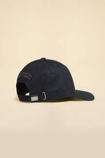Black cotton cap with Aeronautica Militare embroidery - Image n°3