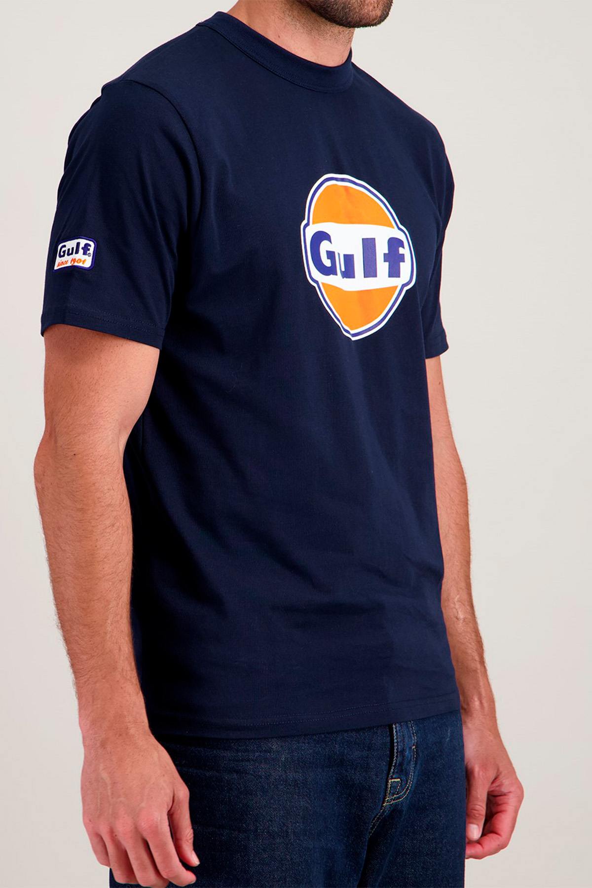 Navy blue Gulf T-shirt - Image n°3