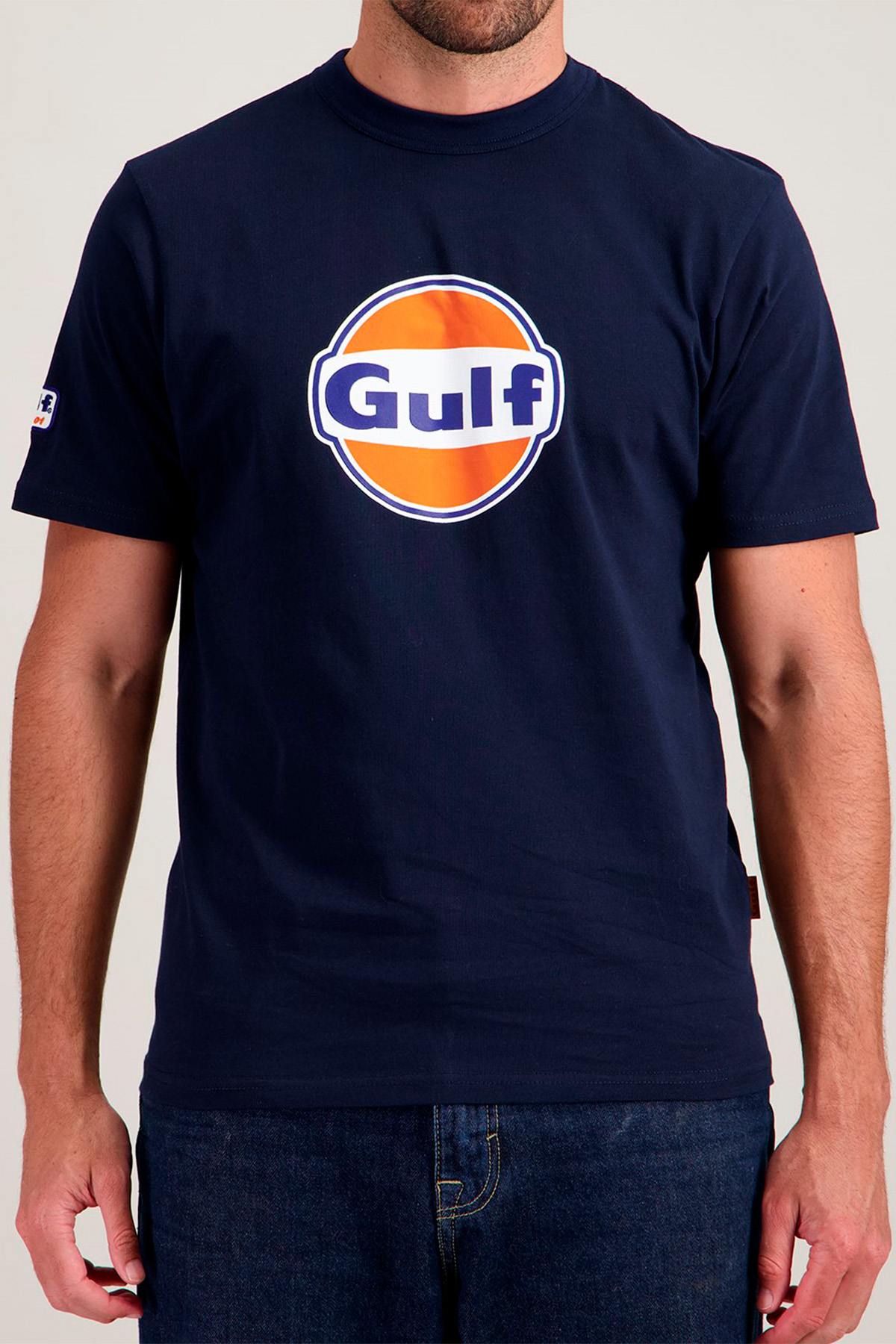 Navy blue Gulf T-shirt - Image n°1