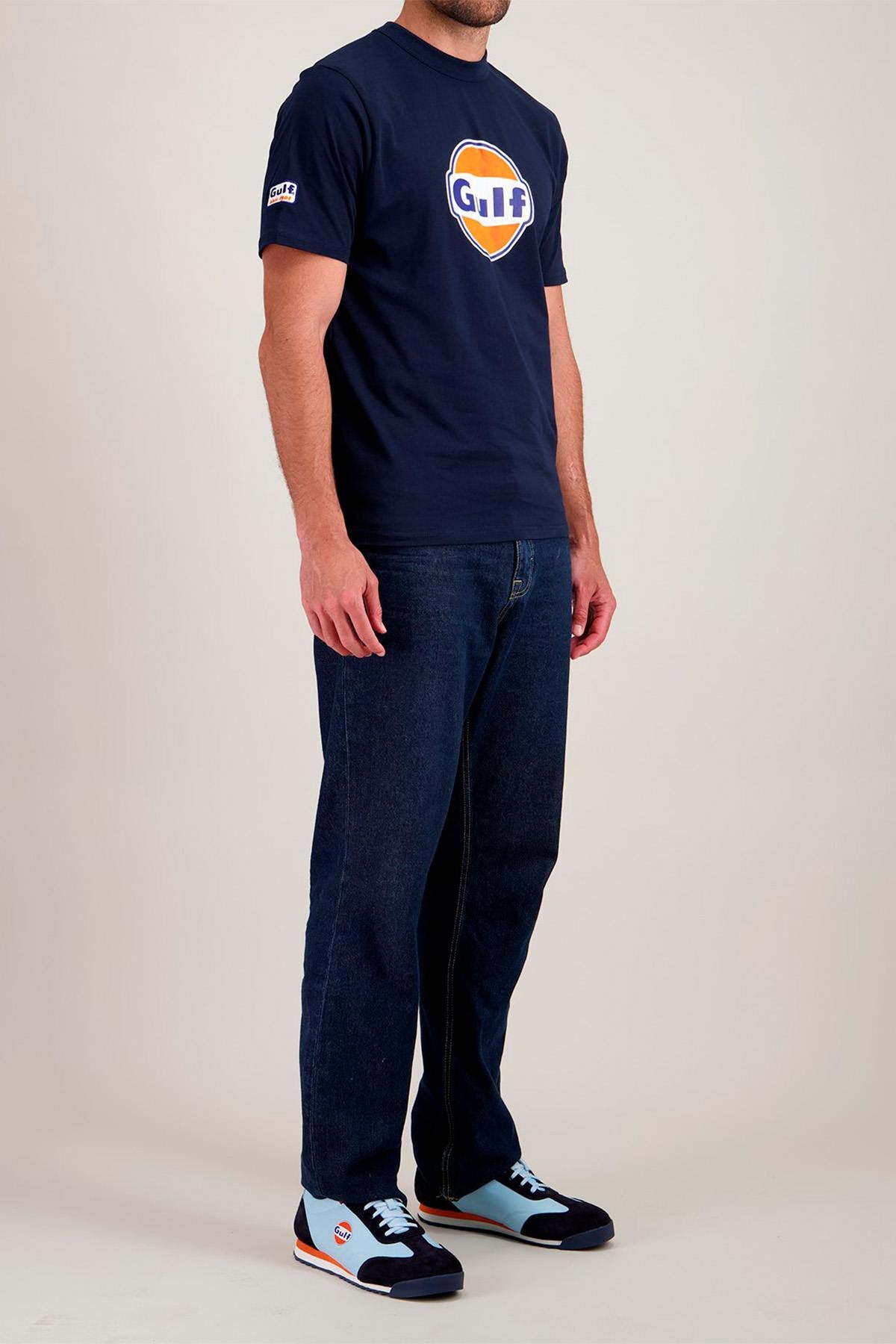 Navy blue Gulf T-shirt - Image n°2