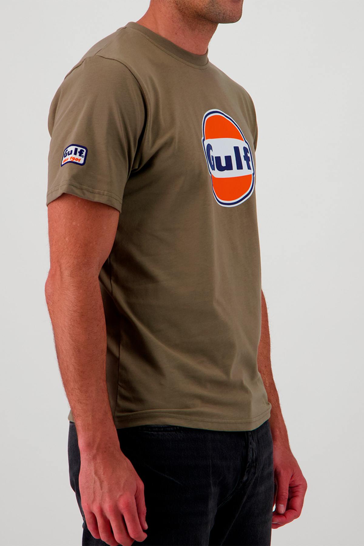 Olive green Gulf T-shirt - Image n°3