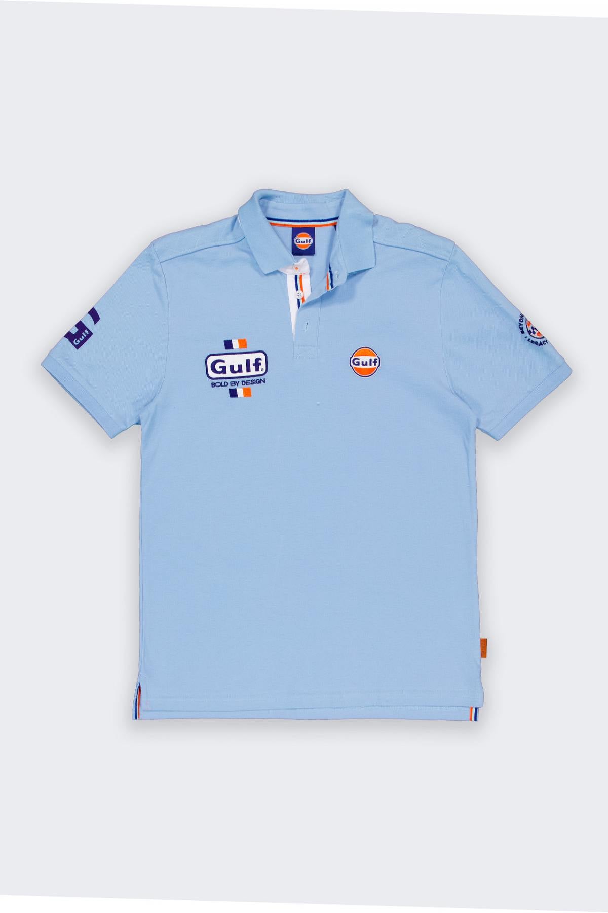 Light blue Gulf polo shirt - Image n°5