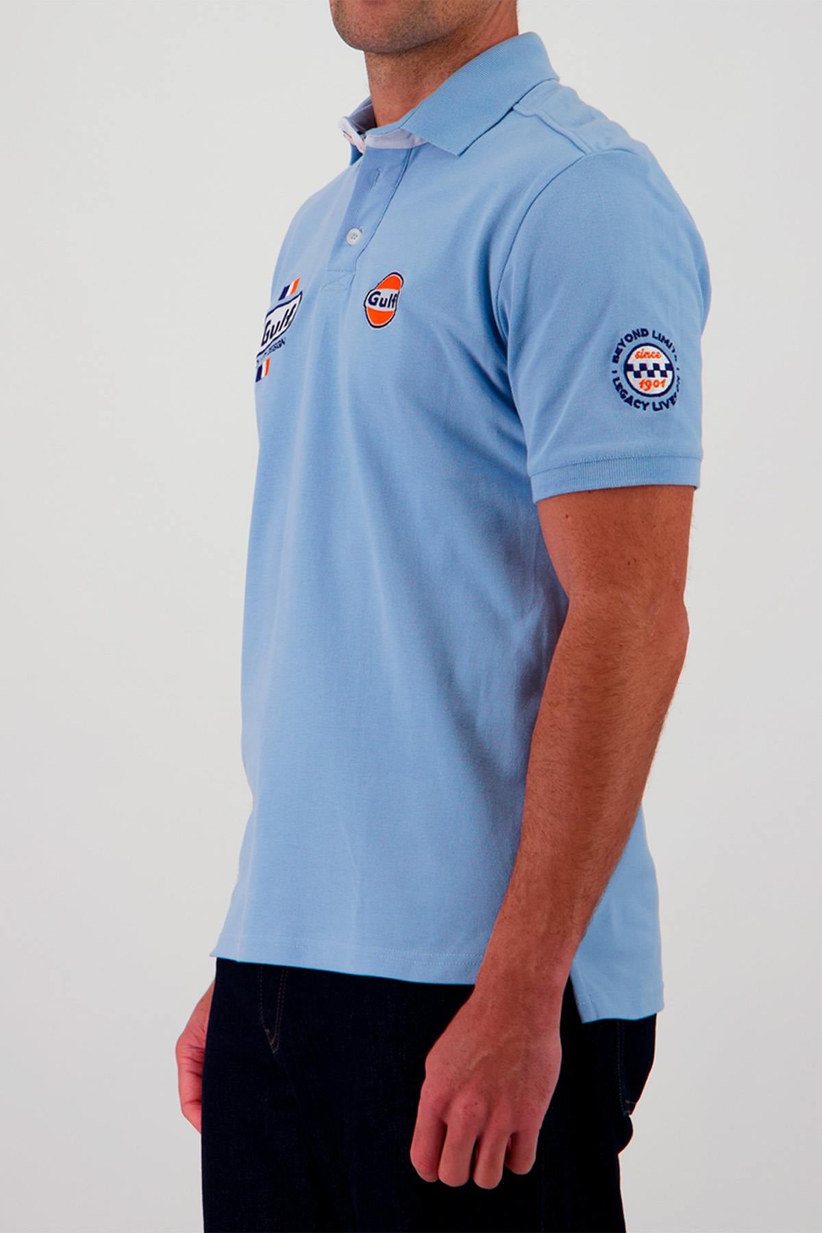 Light blue Gulf polo shirt - Image n°2