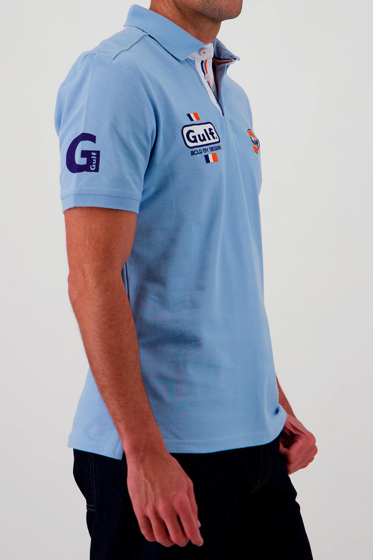 Light blue Gulf polo shirt - Image n°3