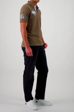 Olive green Gulf polo shirt - Image n°4