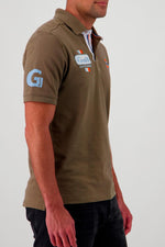 Olive green Gulf polo shirt - Image n°2