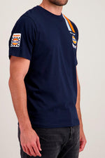 Gulf navy blue racing t-shirt - Image n°2