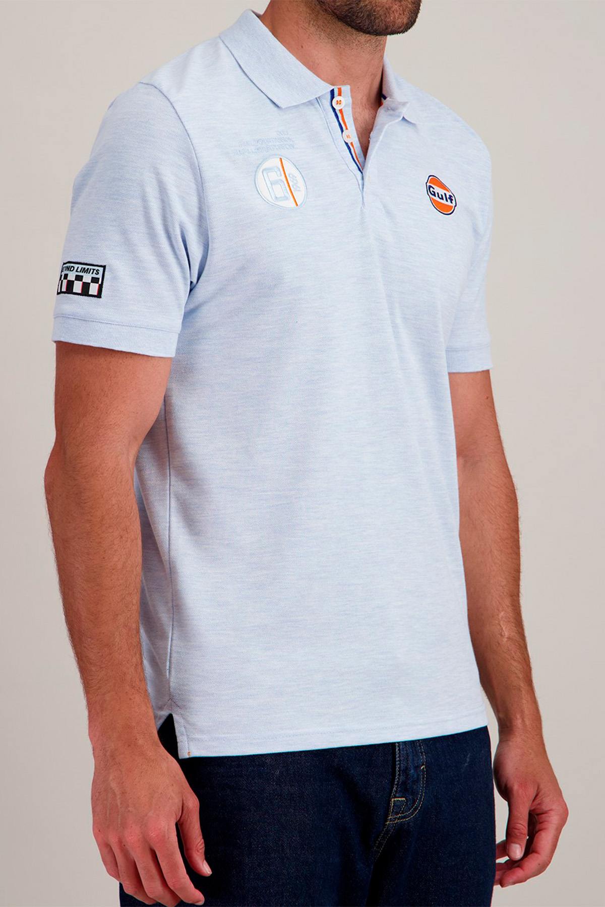 Light blue Gulf polo shirt - Image n°3