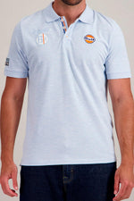 Light blue Gulf polo shirt - Image n°1