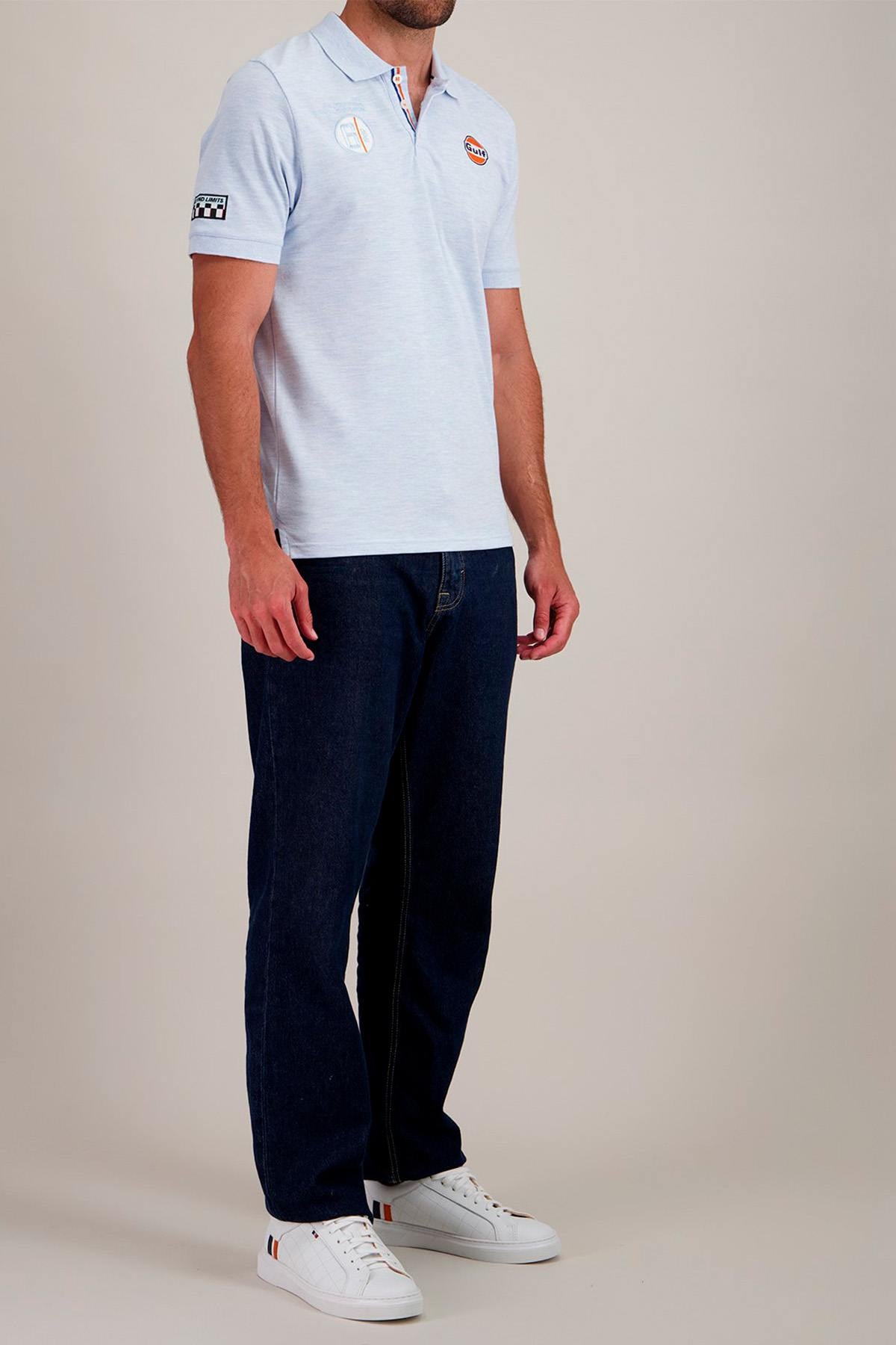 Light blue Gulf polo shirt - Image n°2