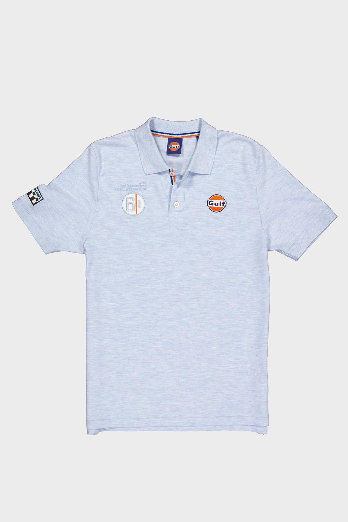 Light blue Gulf polo shirt - Image n°4