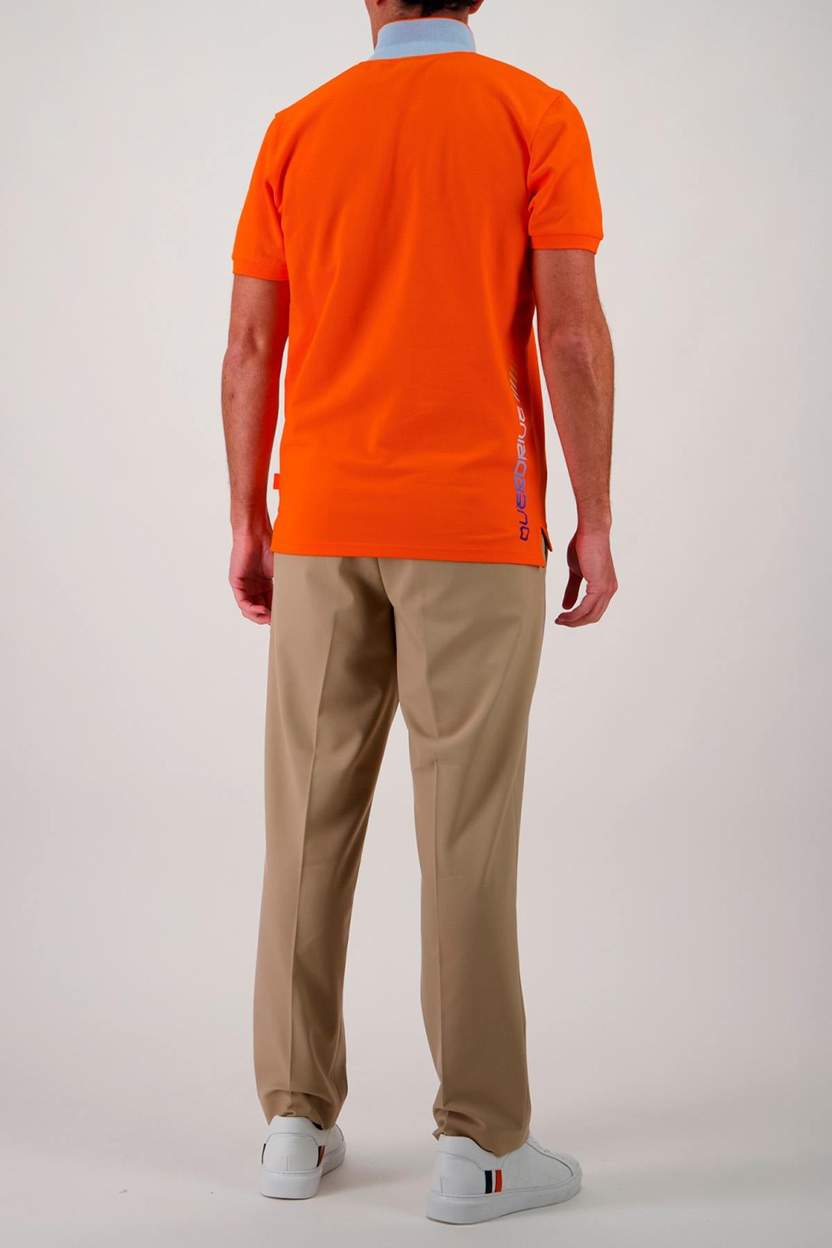 Orange Gulf polo shirt - Image n°4