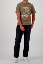 Olive Green Gulf “A History of Racing” T-Shirt - Image n°4