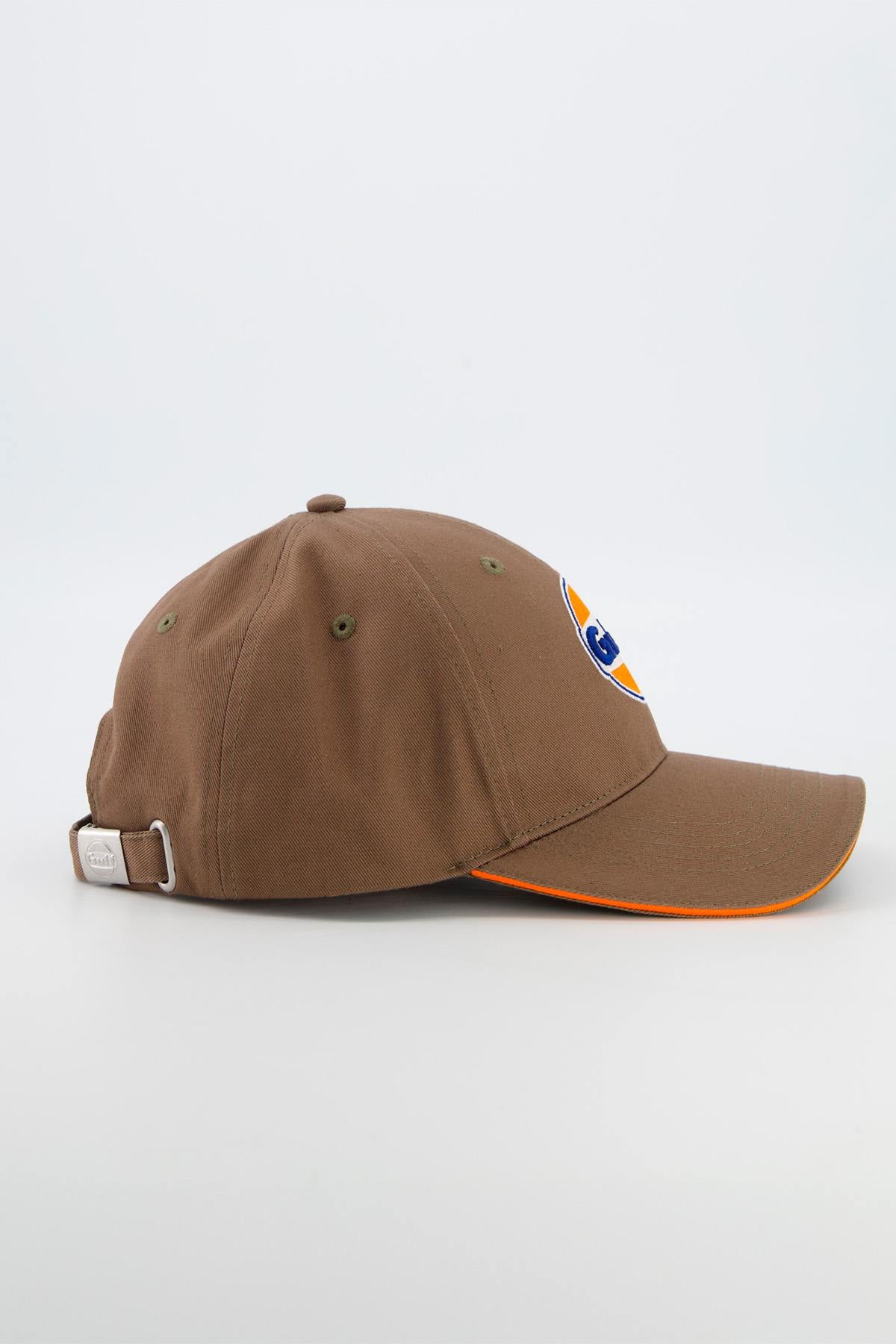Olive green cap with Gulf logo - Image n°3