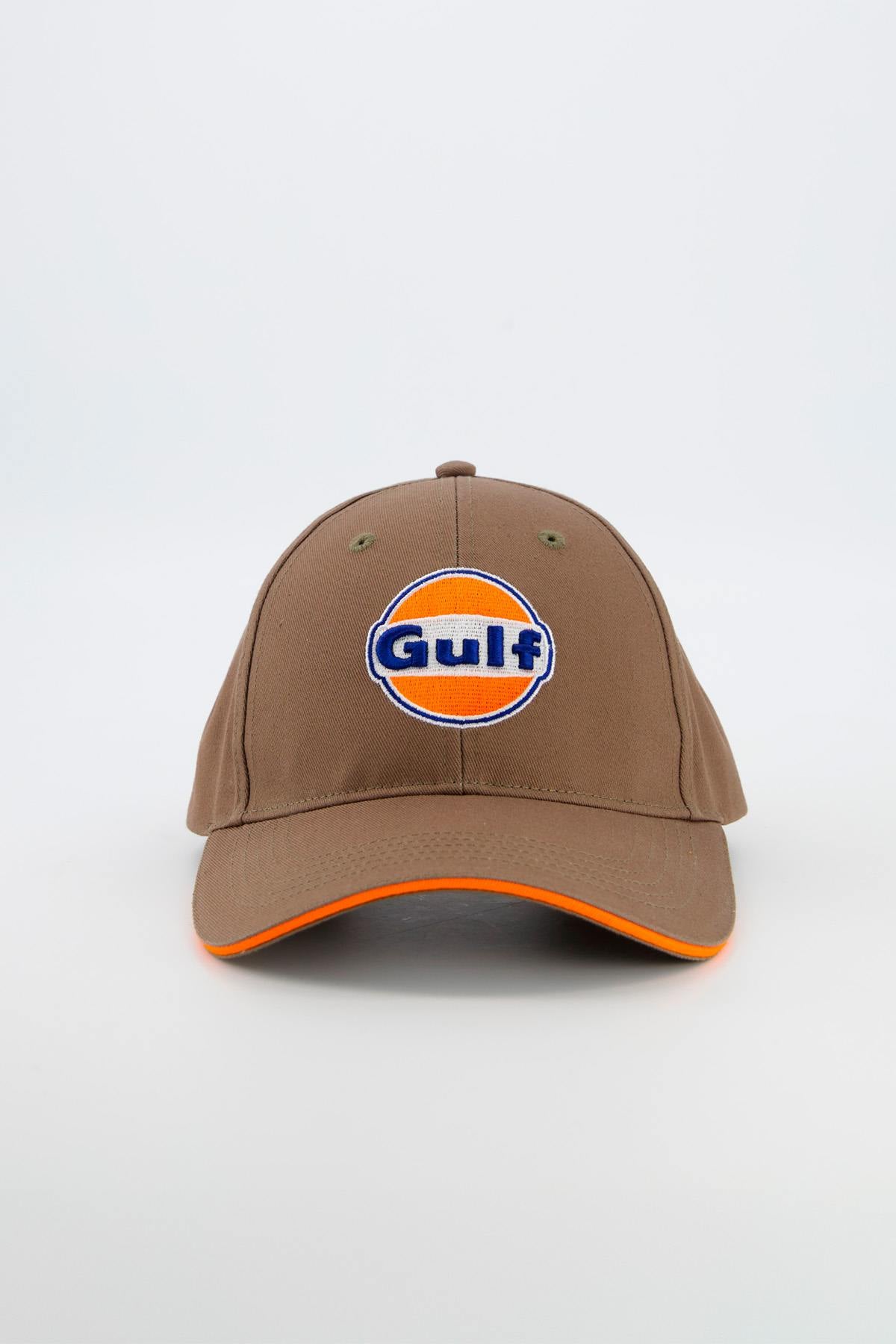 Olive green cap with Gulf logo - Image n°1