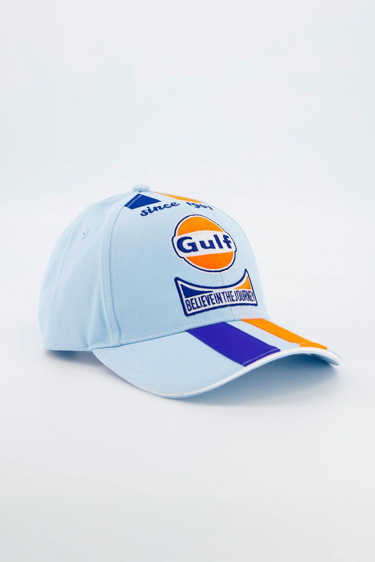 Light blue Gulf racing cap - Image n°2