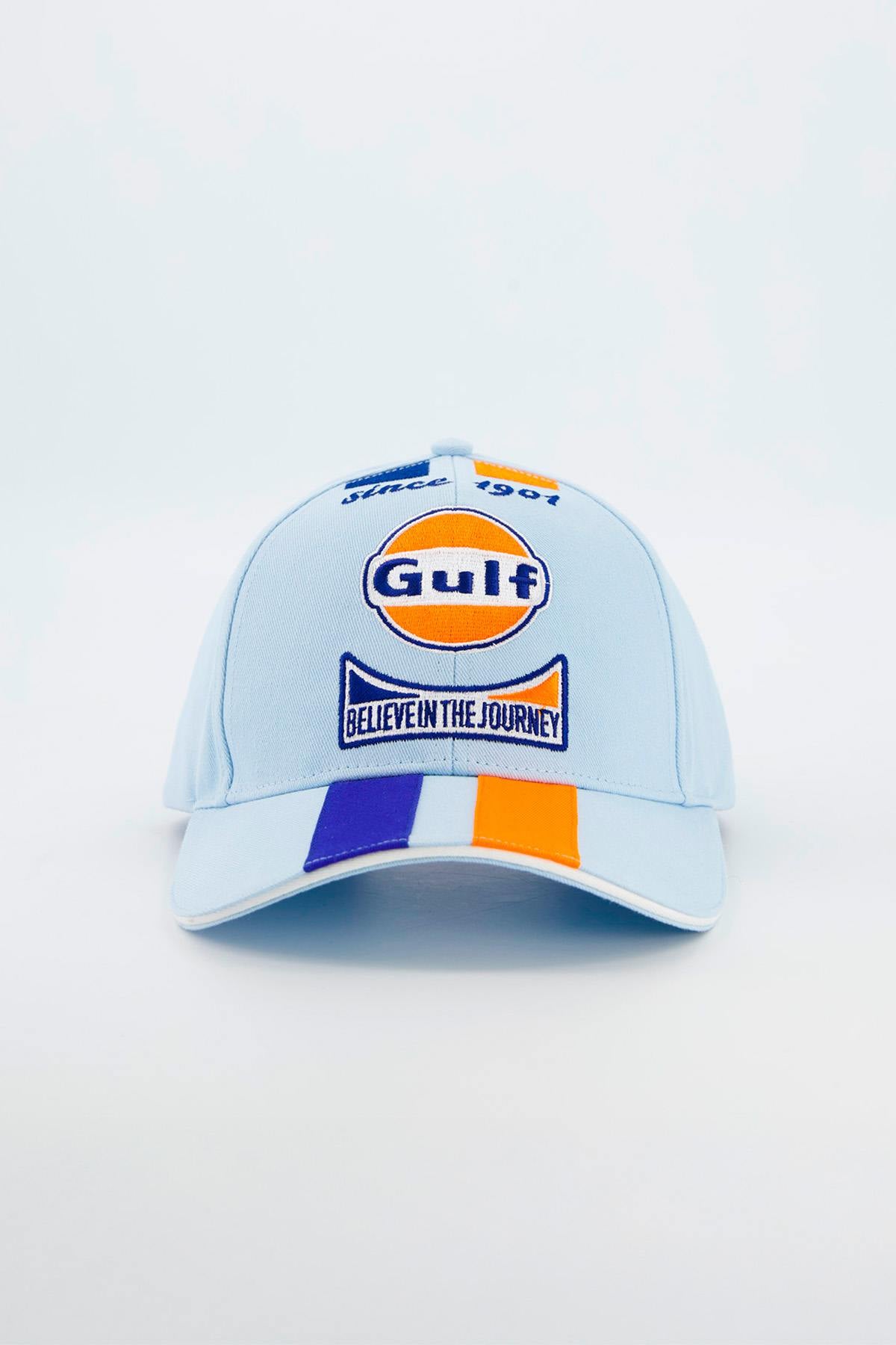 Light blue Gulf racing cap - Image n°1