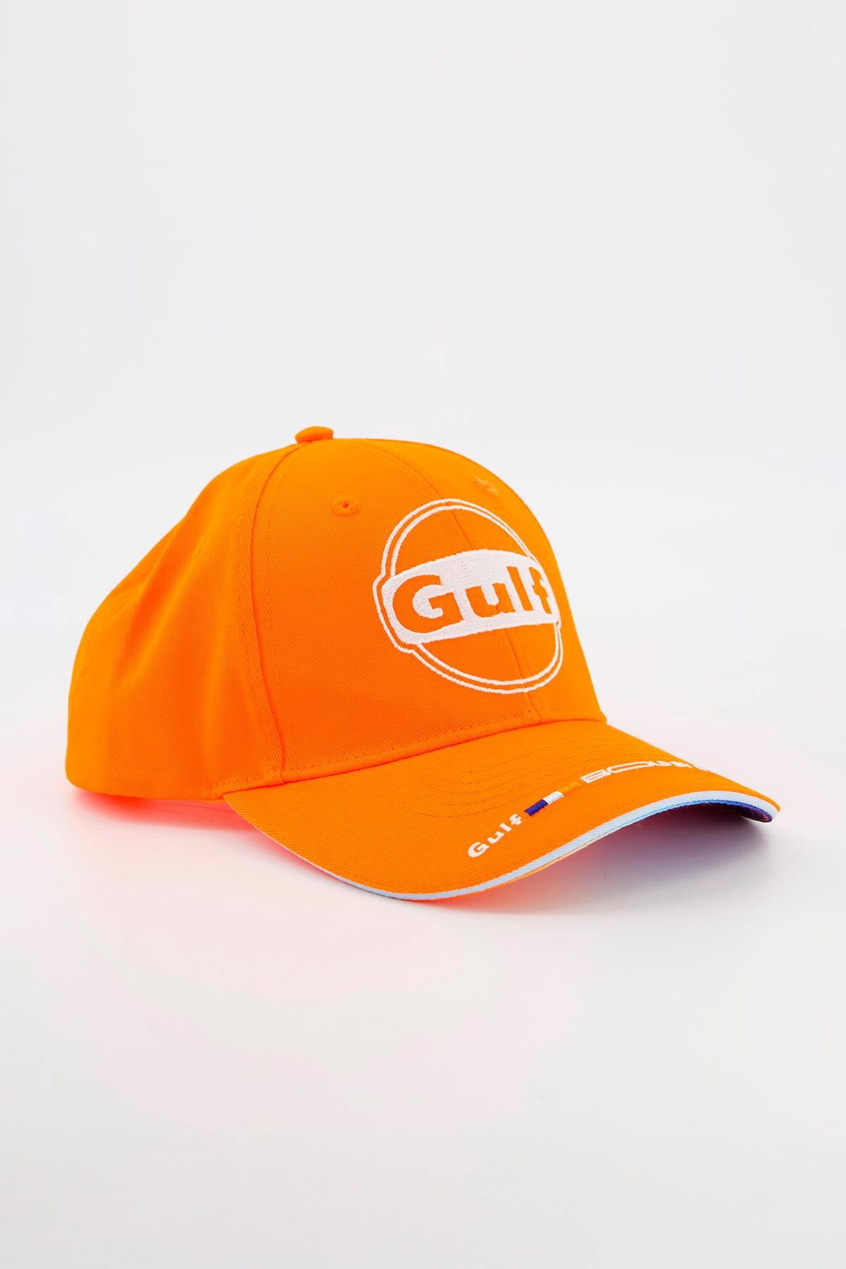 Orange cap with white Gulf logo - Image n°2
