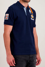 Navy blue Gulf racing polo shirt - Image n°4