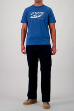 Le Mans Steve McQueen ocean blue T-shirt - Image n°3