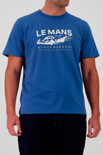 Le Mans Steve McQueen ocean blue T-shirt - Image n°1