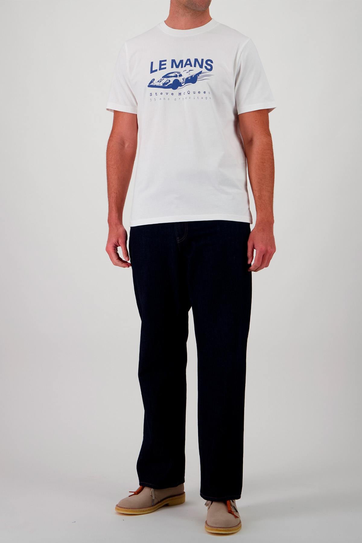 Le Mans Steve McQueen white t-shirt - Image n°3