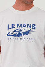 Le Mans Steve McQueen white t-shirt - Image n°2