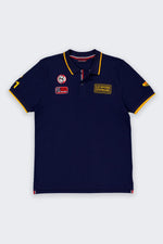 Navy blue Steve McQueen polo shirt with embroidery - Image n°5