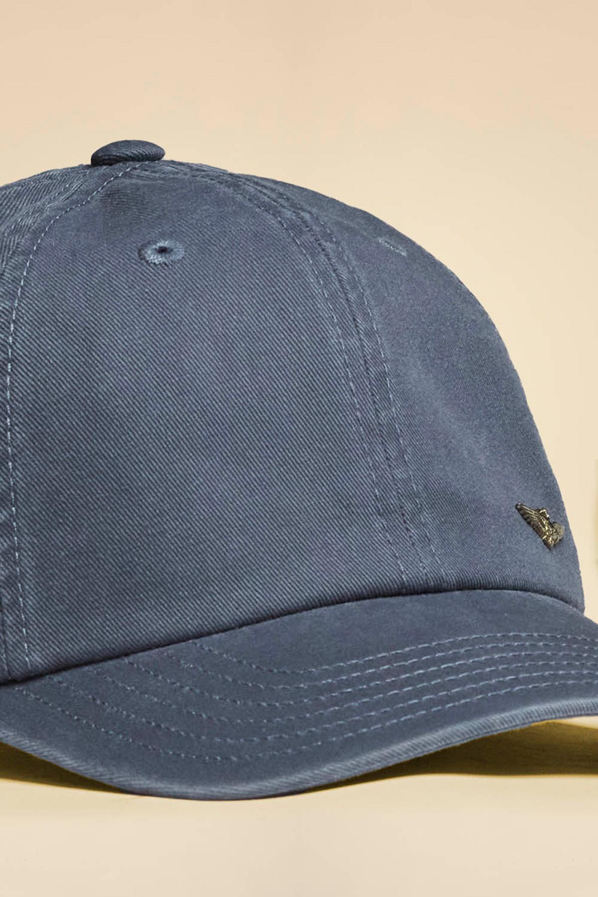 Blue cap with gold metal eagle - Image n°5
