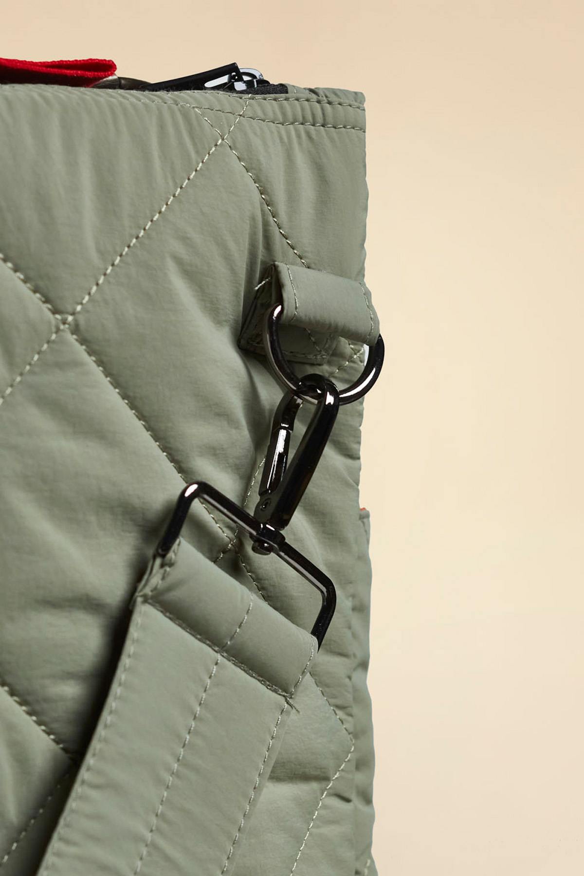 Green multi-patch quilted bag - Image n°7