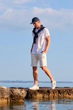 Men's Off-White Cotton Polo Shirt - Image n°2
