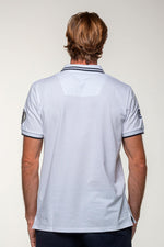 Shelby polo shirt in white cotton - Image n°2