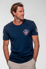 Shelby men's navy blue t-shirt - Image n°1