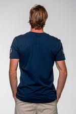 Shelby men's navy blue t-shirt - Image n°2