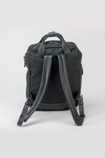 Shelby navy blue canvas backpack - Image n°3