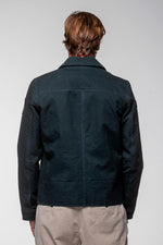 Navy blue canvas jacket with Shelby patches - Image n°4