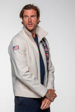 Off-white canvas jacket with Shelby patches - Image n°9
