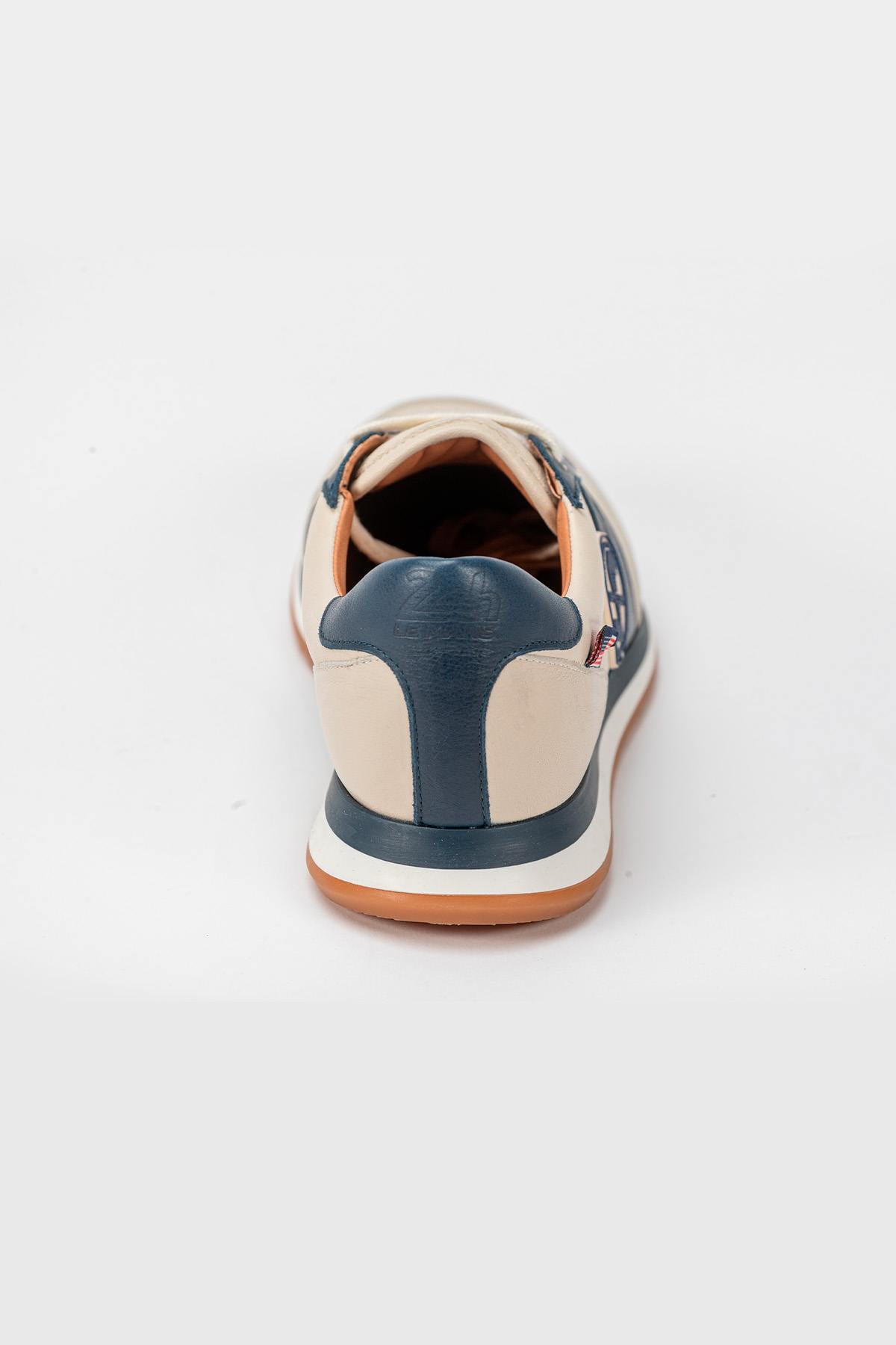 Shelby ecru leather sneakers - Image n°5