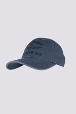 Shadow blue military-style cap - Image n°1