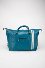 72-hour travel bag in blue mallard leather - Image n°2
