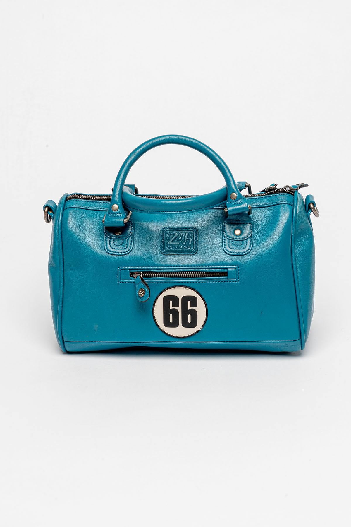 12-hour blue mallard leather handbag, 24h Le Mans edition - Image n°2
