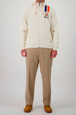 Light blue Gulf racing zip-up hoodie - Image n°2