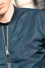 Navy blue MA-1 bomber jacket - Image n°3
