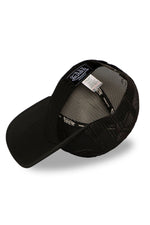 Black mesh cap with tone-on-tone embroidered logo - Image n°5