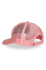 Pink mesh cap with tone-on-tone embroidered logo - Image n°2