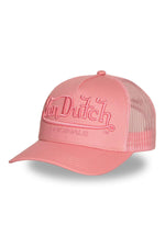 Pink mesh cap with tone-on-tone embroidered logo - Image n°7